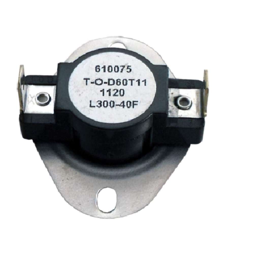 L300-40 Furnace/Dryer Single Pole Snap Disc Limit Switch L300