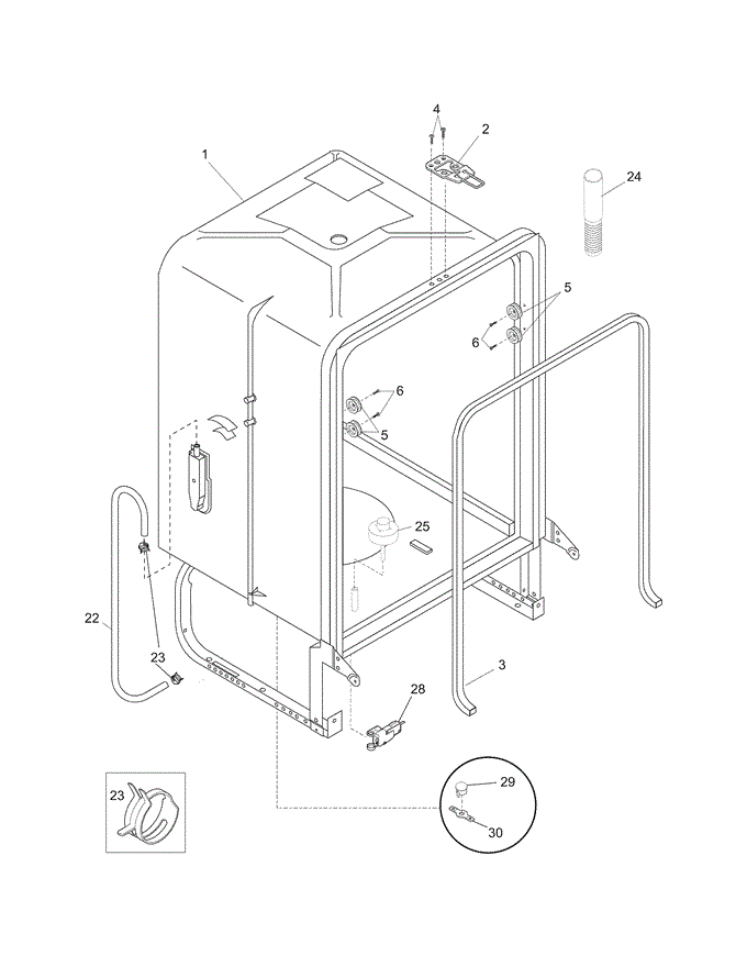 Frigidaire Tub Assy 154641301