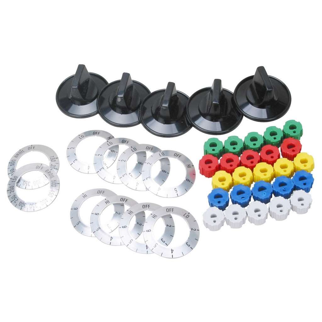 Aftermarket Knob Kit, Universal Electric Range Part # KN002