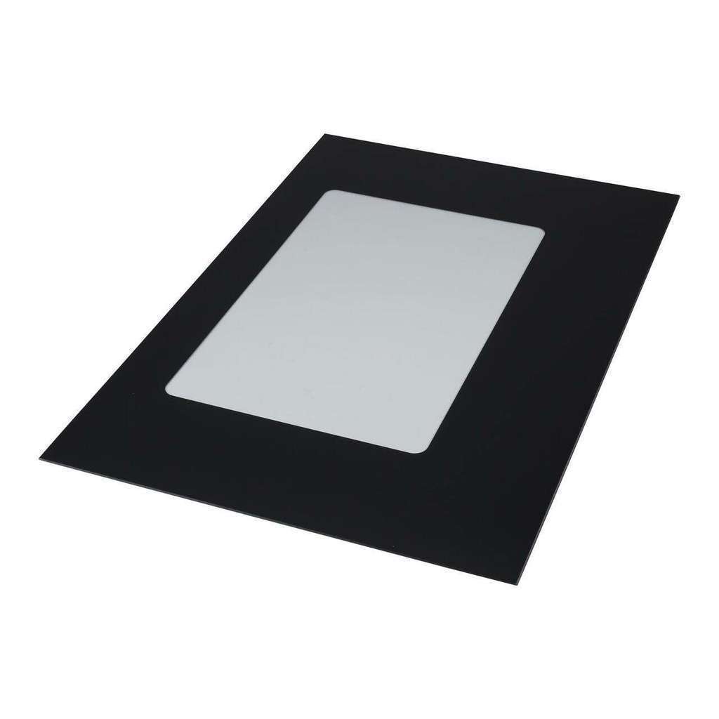 Whirlpool Range Outer Door Glass (Black) WPW10118455