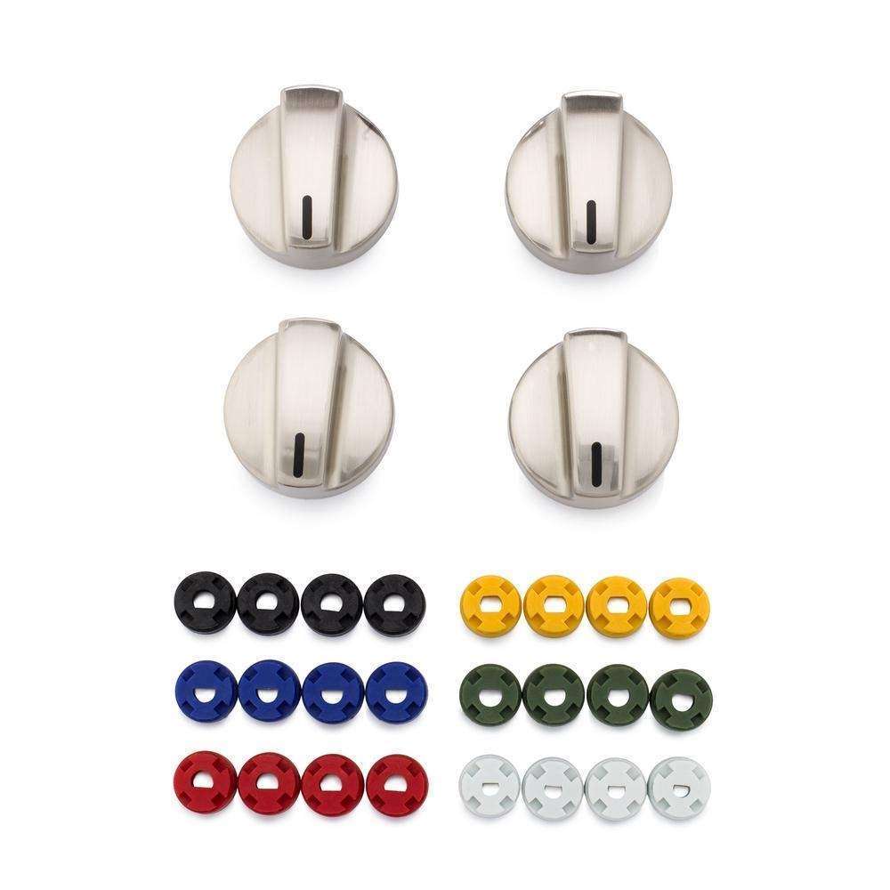 Universal Four Stainless Burner Knob Kit KNOBKIT4S