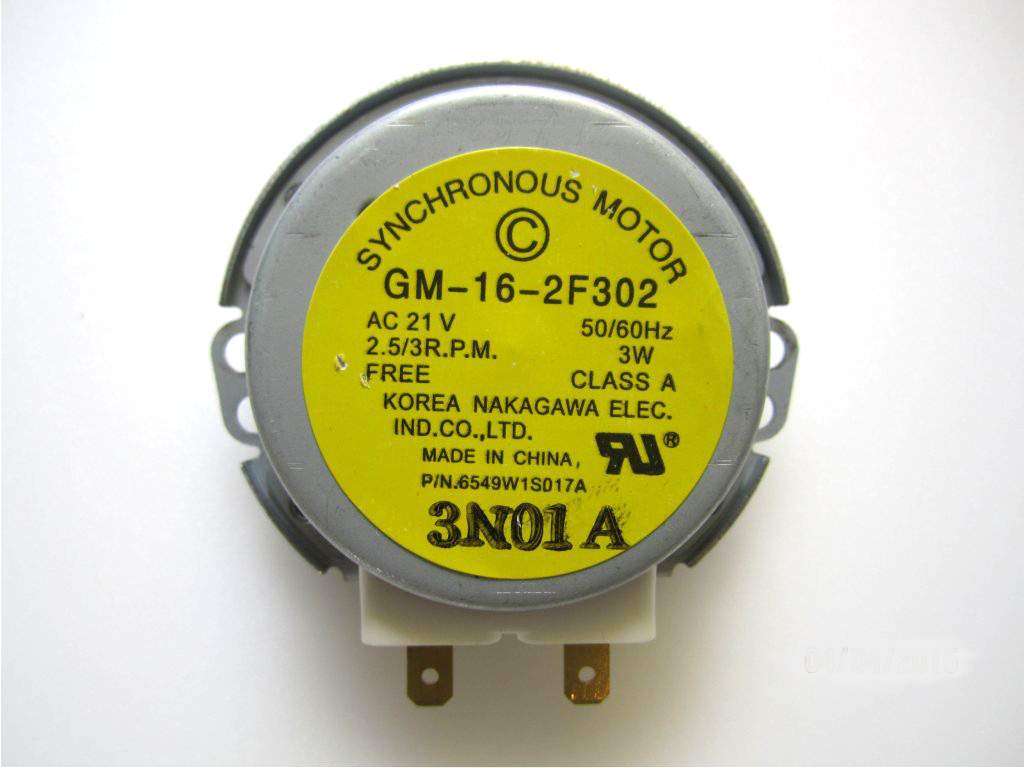 LG Motor, Ac Synchronous 6549W1S021A
