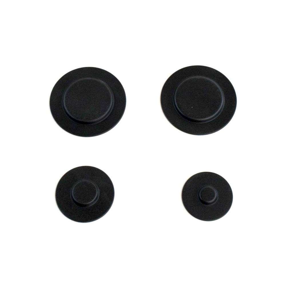 Whirlpool Black Burner Cap Kit (Set Of 4) WPW10183375