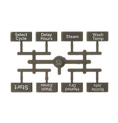 GE Dishwasher Button &amp; Graphics Assembly WD09X20249