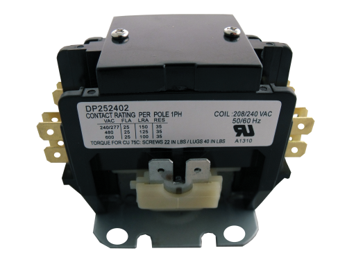 Supco Contactor 25A 240V 2 Pole DP252402