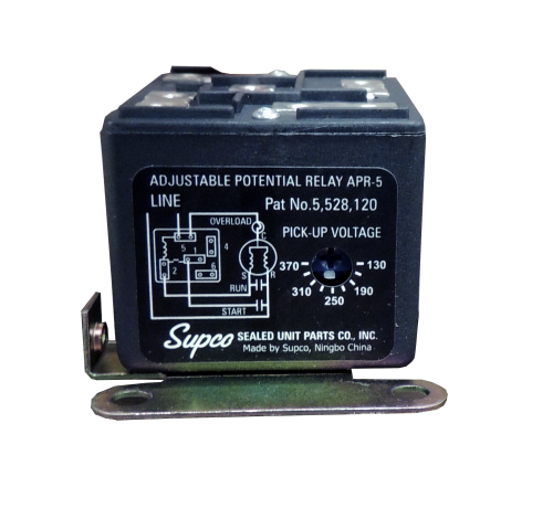 Supco Adjustable Potential Relay Part # APR5