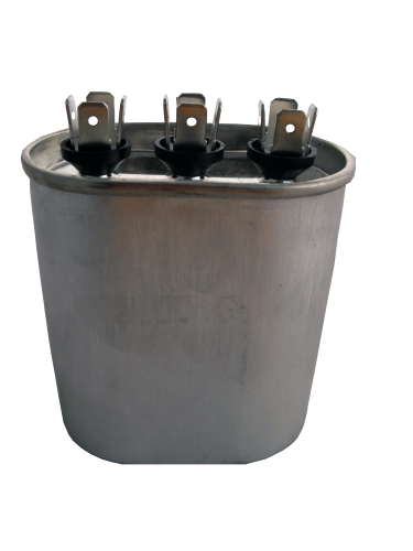 Supco Oval Dual Run Capacitor CD60+7.5X440