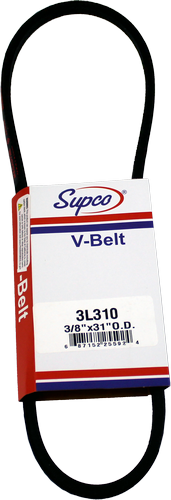 Supco Molded Cogged V Belt 3L310