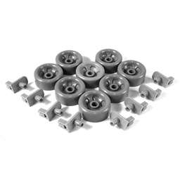 [RPW1056226] Lower Dishrack Rollers for GE (8-Pack) WD35X21041