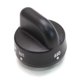 [RPW961607] Whirlpool Cooktop Burner Knob (Black) WPW10078400