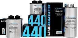 [RPW1062900] Supco Linebacker Dual Run Round Capacitor Part # LCD10+5X440R